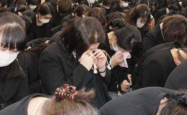 告別式の様子